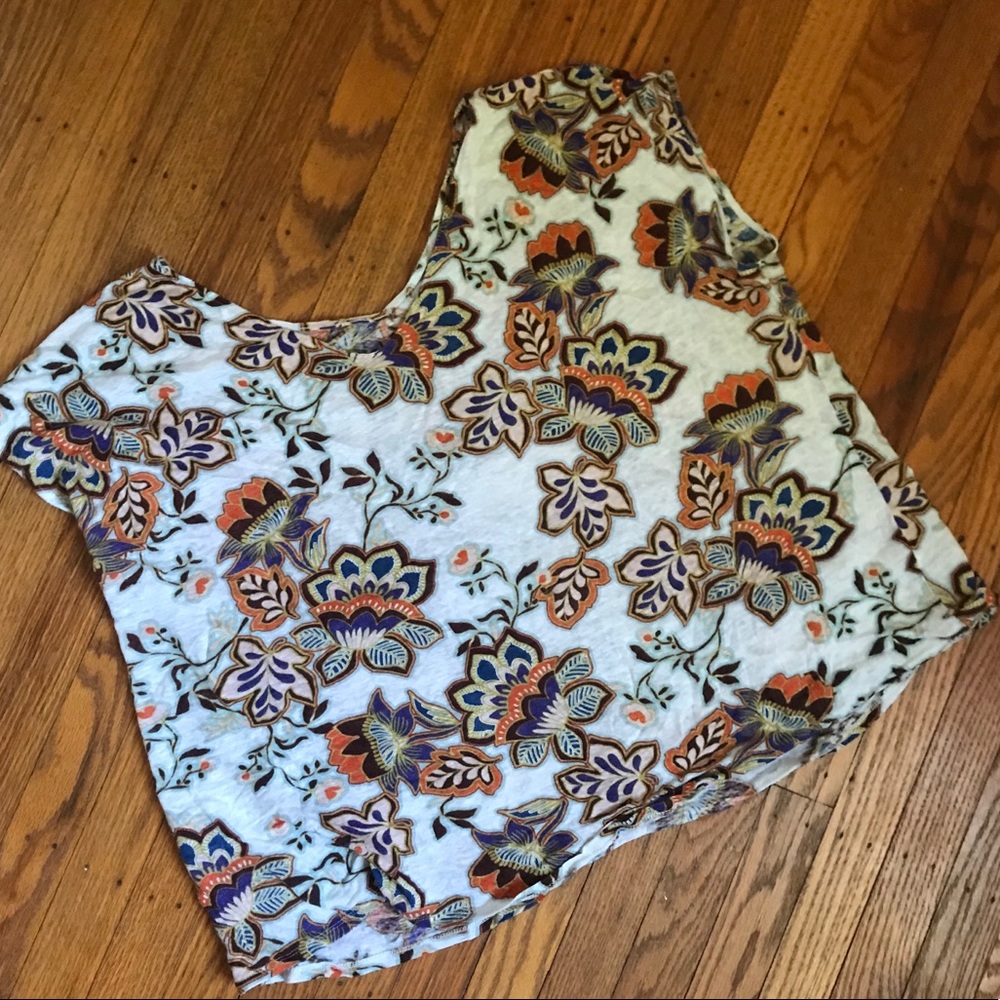Cool and cute double V neck tee shirt from Loft